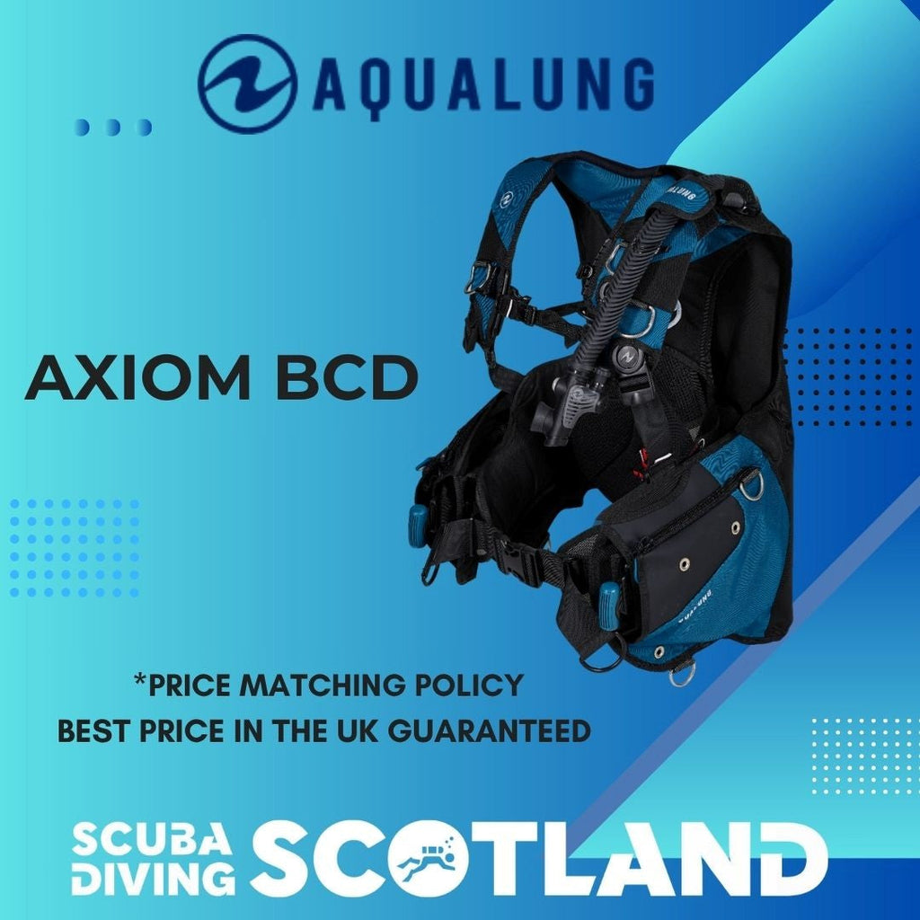 🌟 The Aqualung Axiom BCD is available online AND in-store at Scuba Diving Scotland!  