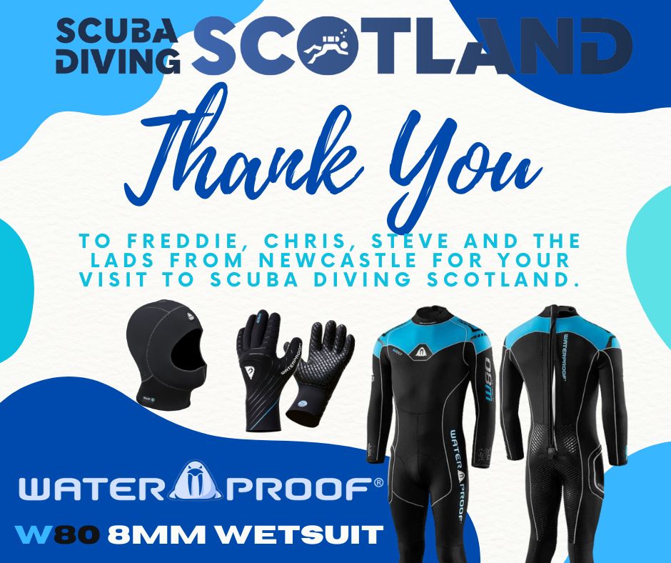 BIG THANK YOU to Freddie, Chris, Steve and the lads from Newcastle