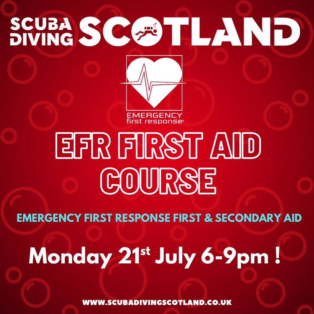 EFR First Aid Course - Monday 21st July 6-9pm.