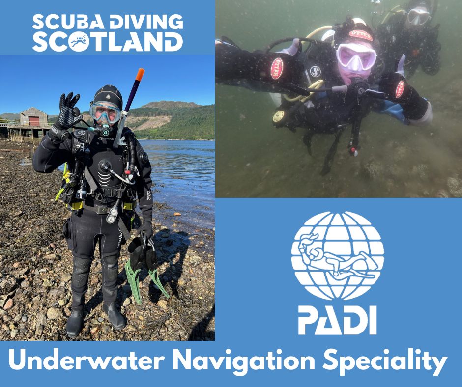 🔥 Did you know we offer a PADI Underwater Navigation Speciality Course?