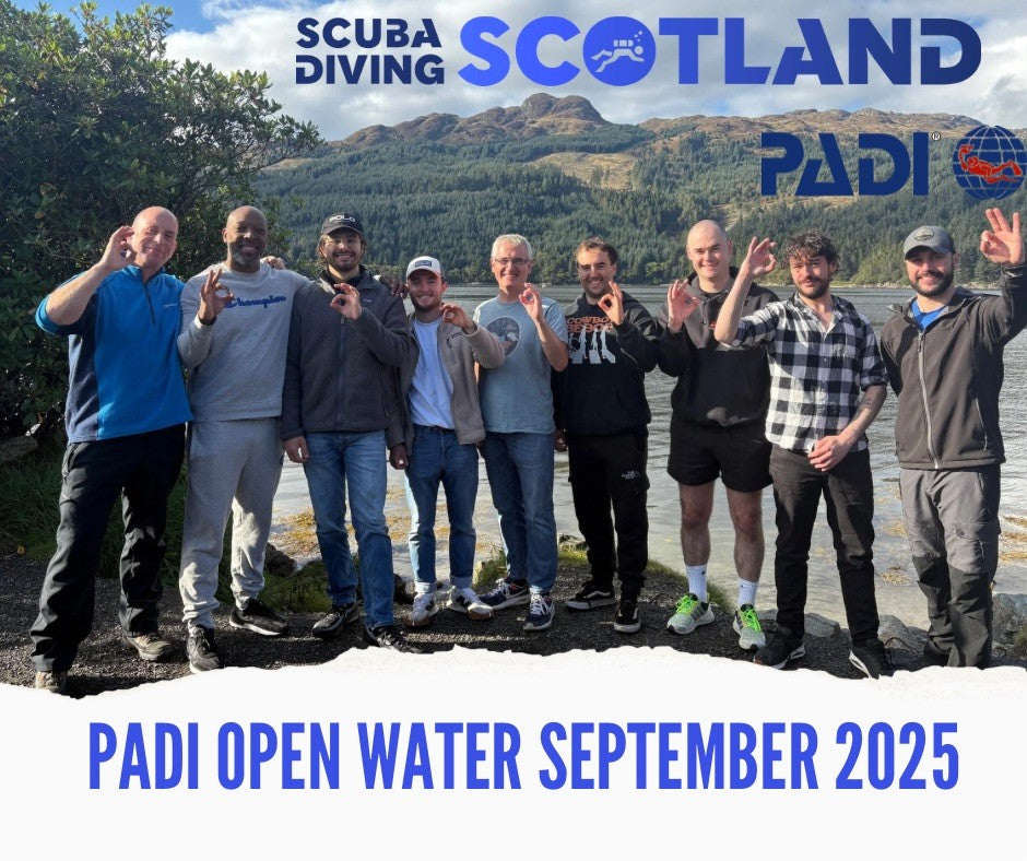 Huge Congratulations to the Scuba Diving Scotland September 2025 Class