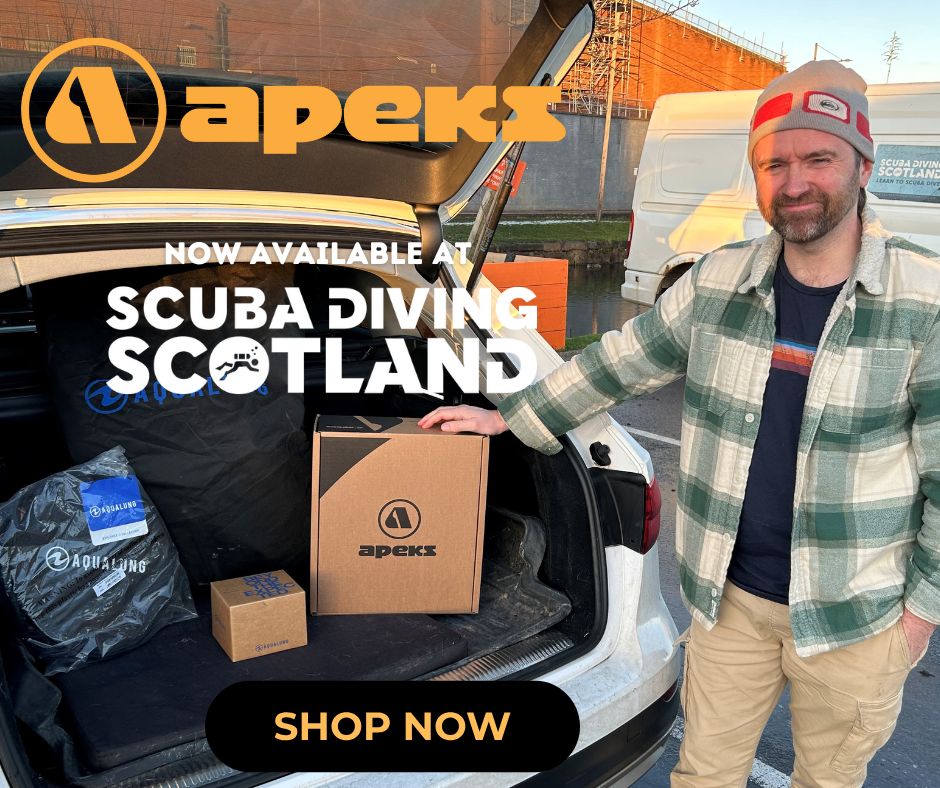 Thank you to Scuba Diving Scotland PADI Divemaster Jim