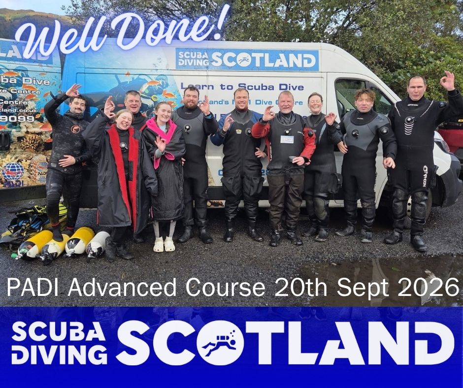 PADI Advanced &amp; Drysuit Speciality Dive Day - Sunday 20th Sept 2026