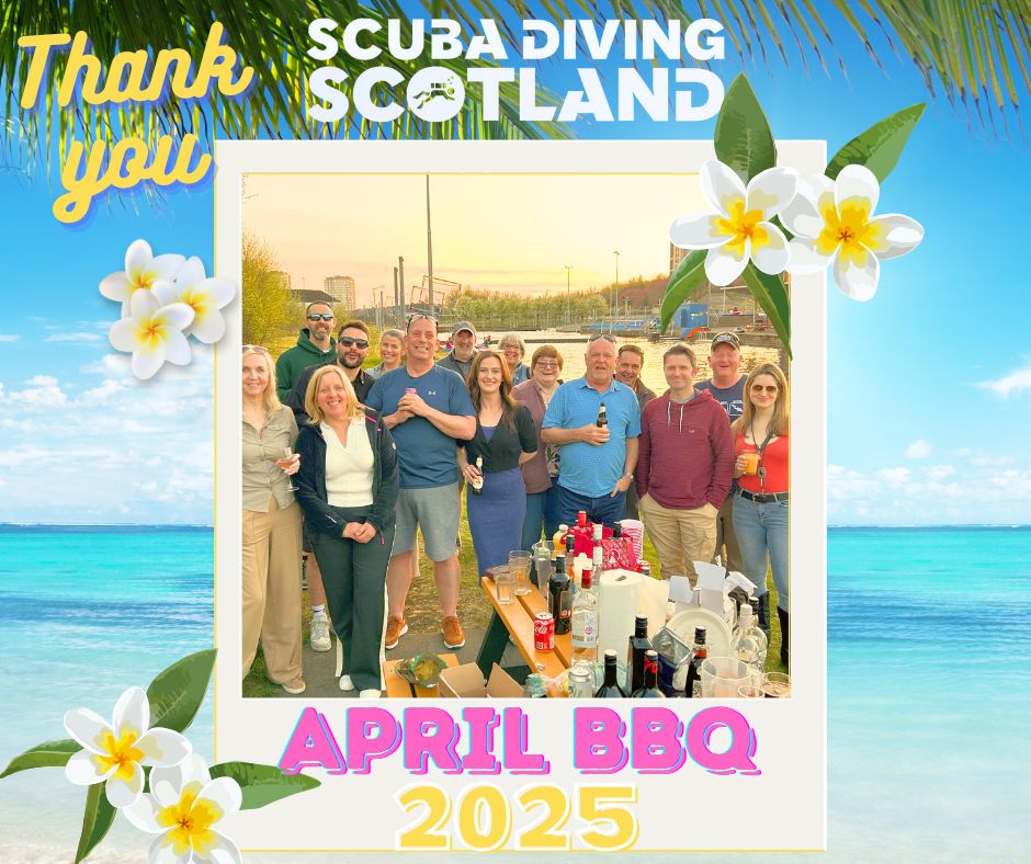 What a turnout for the first Scuba Diving Scotland BBQ of 2025!