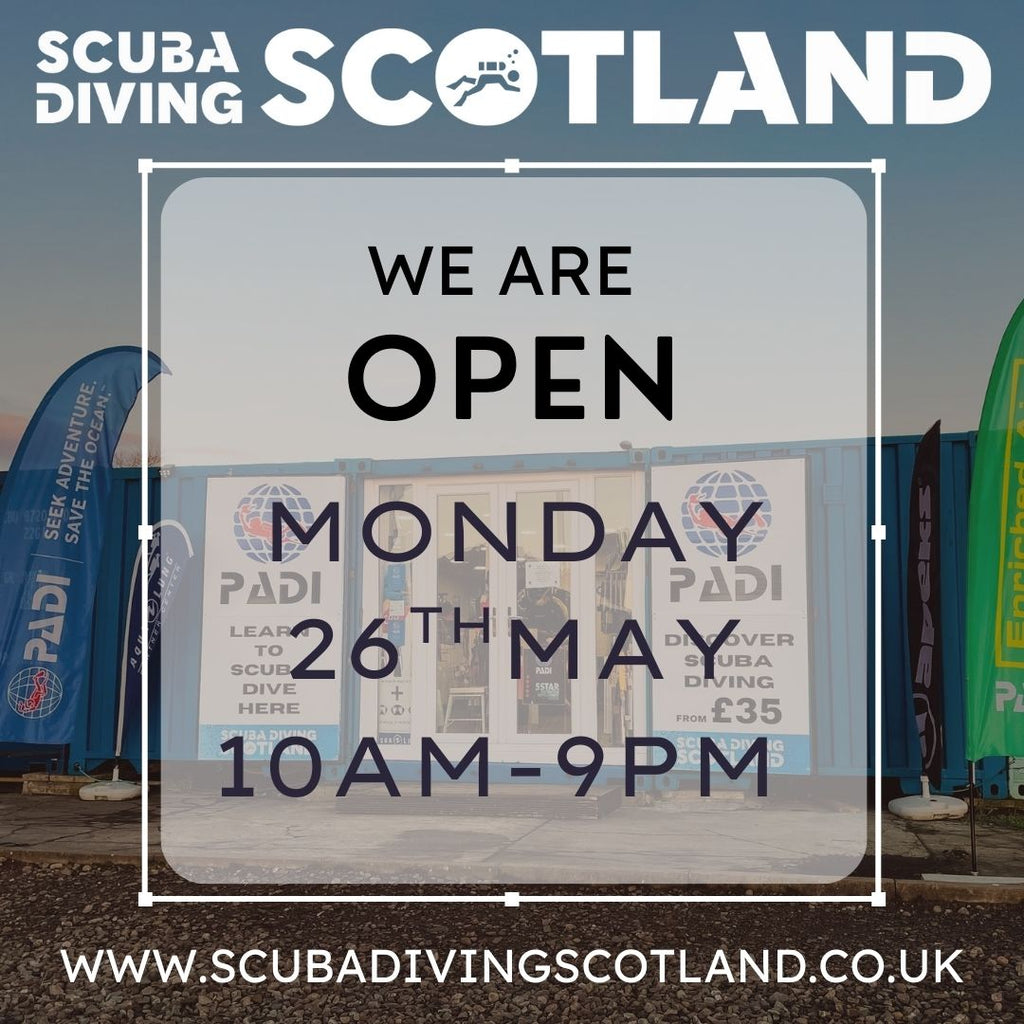 We are OPEN Monday 26th May 2025