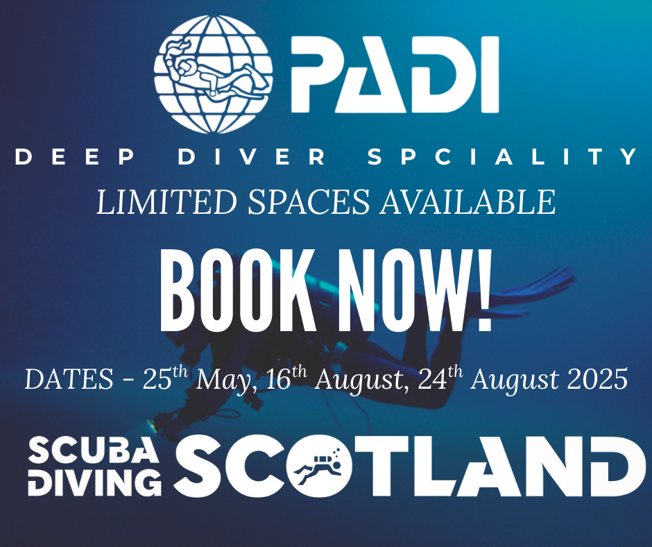 PADI Deep Diver Speciality - Summer 2025 Dates