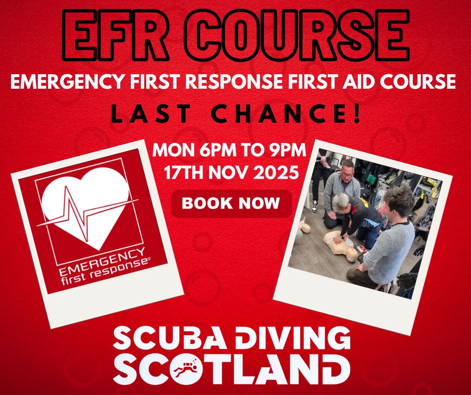 EFR First Aid Course - Monday 17th Nov 2025  6-9pm.