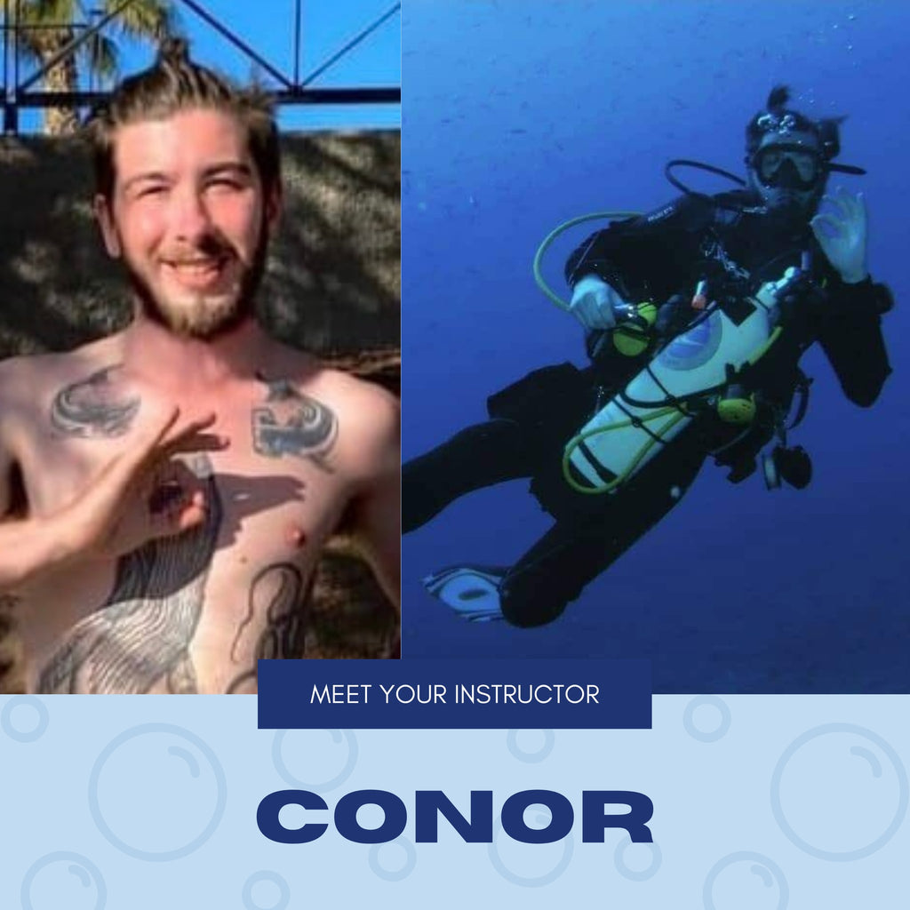 Welcome new SDS PADI Instructor Conor McGowan.