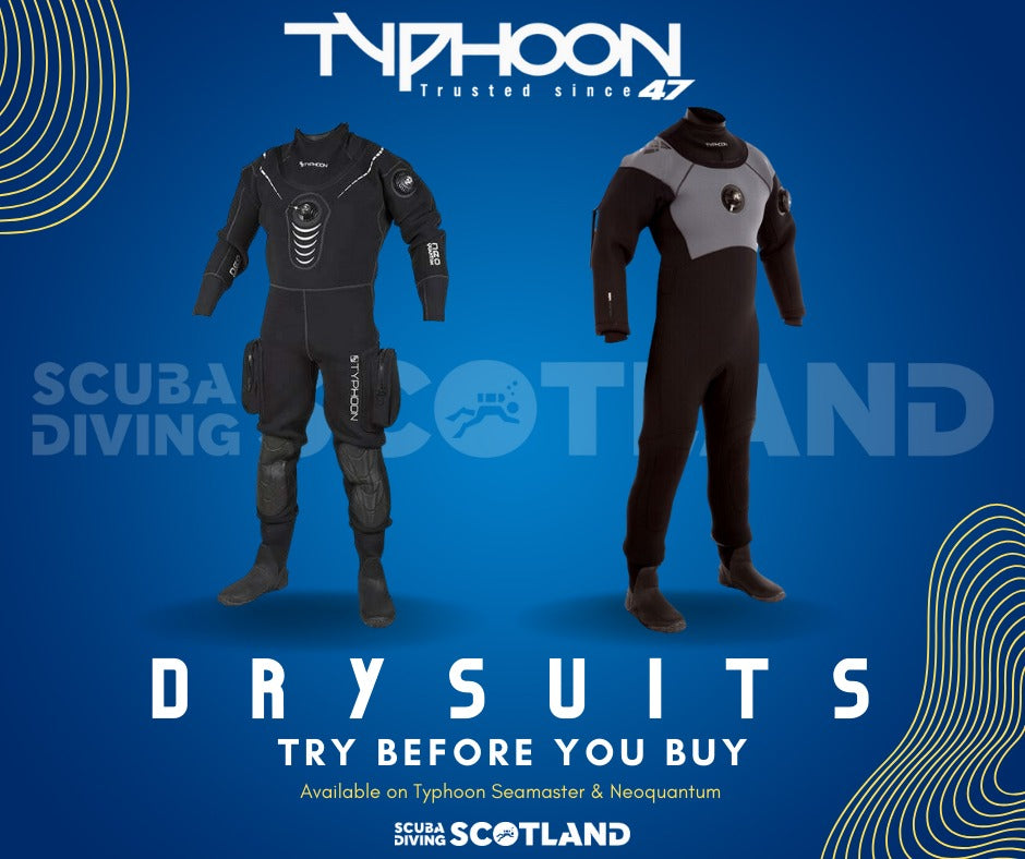 TRY BEFORE YOU BUY ONLY AT SCUBA DIVING SCOTLAND