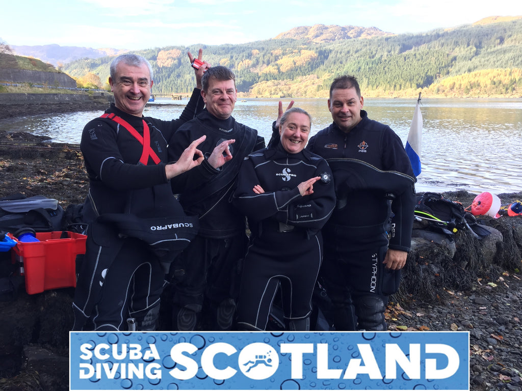Diving with SCUBA DIVING SCOTLAND on Sunday 29th October 2017 - The 29 Steps, Loch Long