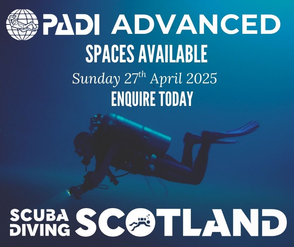 PADI Advanced Course Starting Sunday 27th April 2025