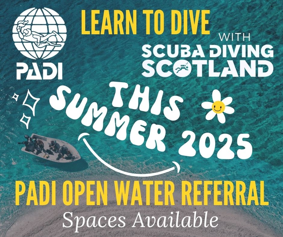 PADI Open Water Referral - Limited Space Available