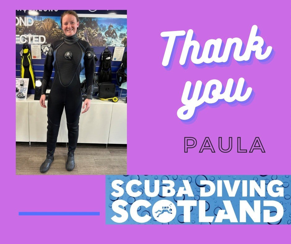 Many thanks to our PADI Divemaster Paula