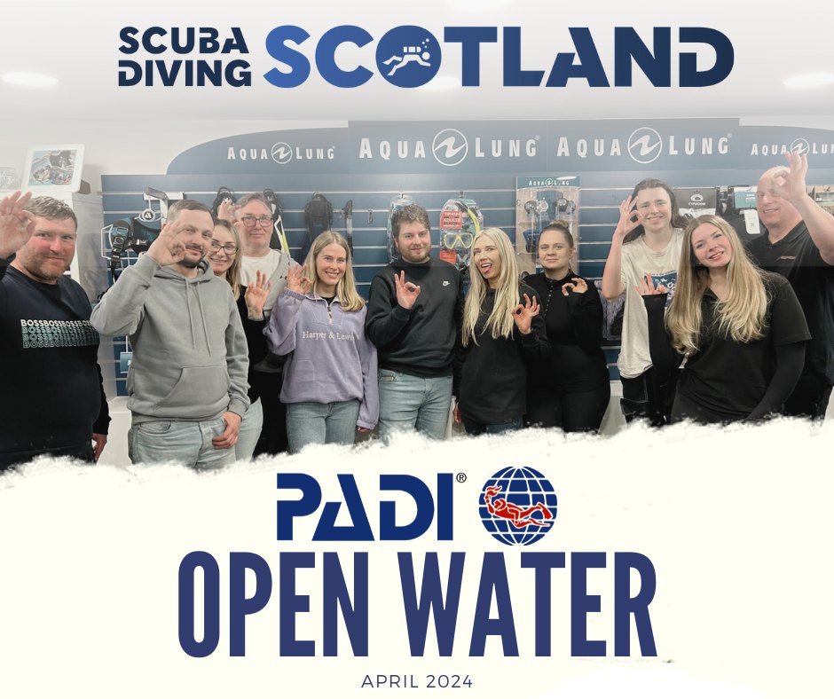 PADI Open Water Class April 2024
