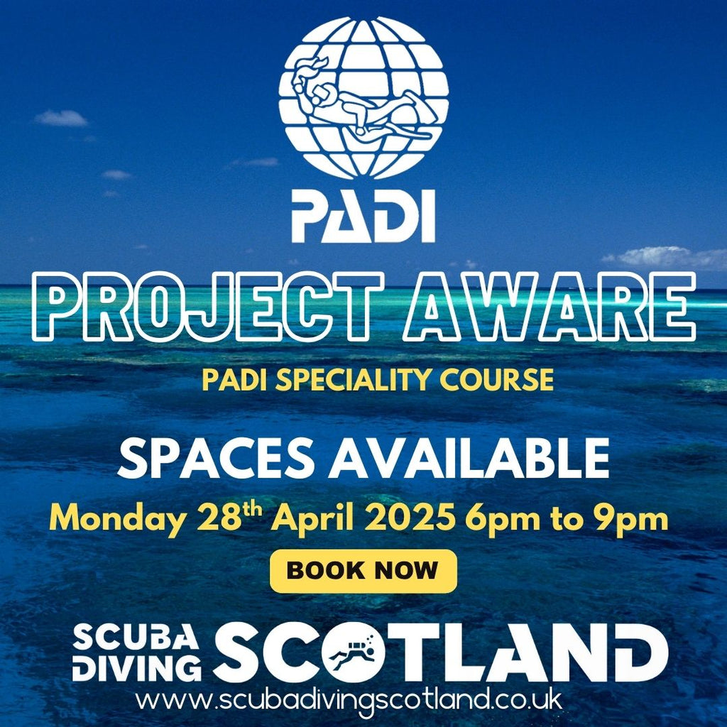 SPACES AVAILABLE: PADI Project AWARE Speciality 28th April 2025