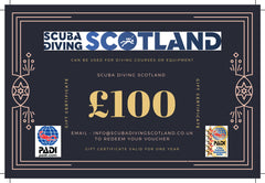 Scuba Diving Scotland Gift Voucher - £100